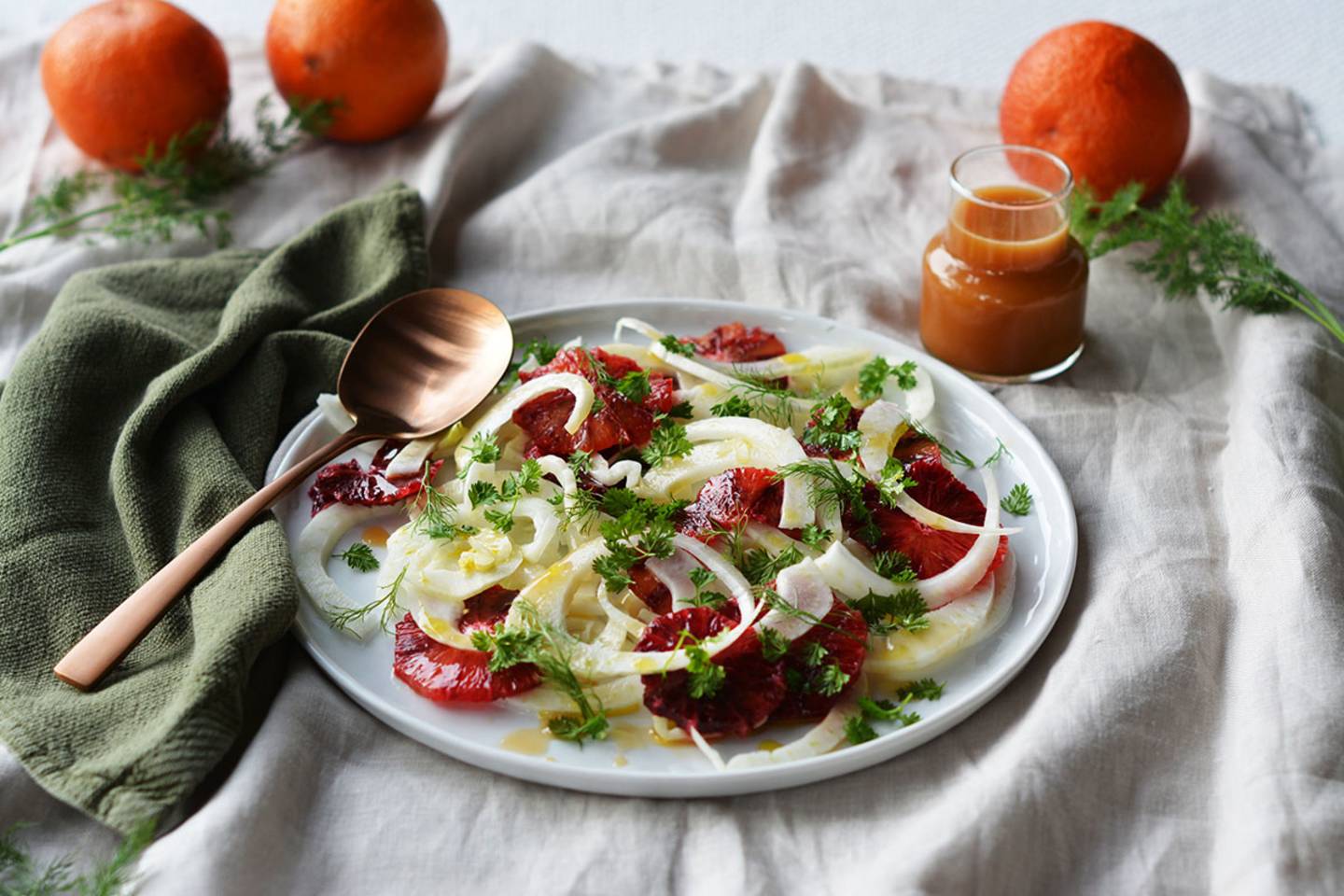 Citrus salad with fennel & avocado