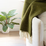 Velvet Throw Avocado