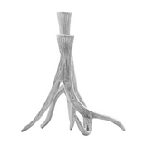 Antler Taper Candle Holder Set - Aluminum